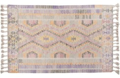 Dwustronny dywan Tom Tailor Classic Kelim Light Purple 756 140x200cm wełna owcza vintage