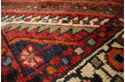 Perski koczowniczy wiejski dywan Mossel 128x267cm welna ręcznie tkany Iran