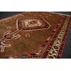 Perski koczowniczy wiejski dywan Mossel 128x267cm welna ręcznie tkany Iran