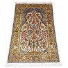 Jedwabny gęsto tkany dywan Kaszmir z Indii 100%jedwab naturalny 78x124cm