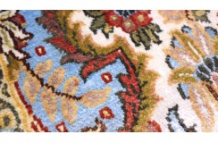 Jedwabny gęsto tkany dywan Kaszmir z Indii 100%jedwab naturalny 78x124cm