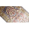 Jedwabny gęsto tkany dywan Kaszmir z Indii 100%jedwab naturalny 78x124cm