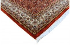 Herati dywan indyjski 100% wełna owcza orientalny czerwony 120X180