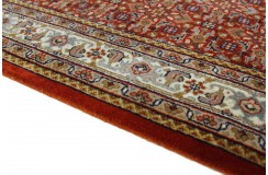 Herati dywan indyjski 100% wełna owcza orientalny czerwony 120X180