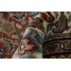 Wełniany ręcznie tkany dywan Herati Fein z Indii 120X180cm orientalny czerwony