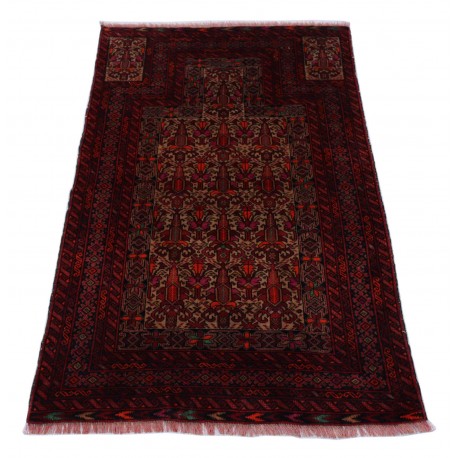 Afgan Ali Khoja oryginalny 100% wełniany dywan z Afganistanu 95x147cm ręcznie gęsto tkany Kabul antyk