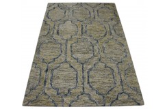 Kolorowy dywan vintage RUG COLLECTION do salonu 100% wełniany 150x240cm Indie