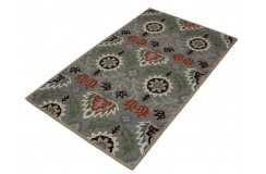 100% wełna gruby dywan z Indii 150x240cm design do salonu kolorowy