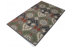 100% wełna gruby dywan z Indii 150x240cm design do salonu kolorowy