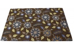 100% wełna gruby dywan z Indii 150x240cm design do salonu kolorowy