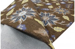 100% wełna gruby dywan z Indii 150x240cm design do salonu kolorowy