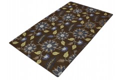 100% wełna gruby dywan z Indii 150x240cm design do salonu kolorowy