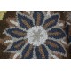 Kolorowy kwiatowy dywan RUG COLLECTION do salonu 100% wełniany 150x240cm Indie