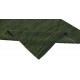 Zielony kilim nowoczesny durry 100% wełniany dywan płasko tkany 170x240cm dwustronny Indie