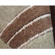 Klasyczny dywan z obżeżem do salonu 100% wełniany Nepal tafting 170x240cm brąz
