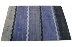 100% wełna gruby dywan Gabbeh Indie Luksusowy 180x280cm fioletowy