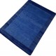 Niebieski gruby dywan gabbeh 170x240cm wełna argentyńska piękny wzór