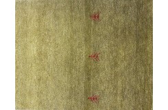 100% wełna gruby dywan Gabbeh Indie Luksusowy 170x240cm żółty