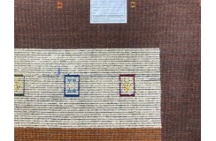 100% wełna dywan loribaft gabbeh z indii luksusowy 170x240cm