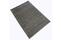 Szary w pasy ekskluzywny dywan Gabbeh Loribaft Indie 170x240cm 100% wełniany