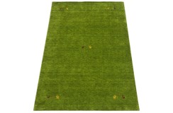 Zielony ekskluzywny dywan Gabbeh Loribaft Indie 170x240cm 100% wełniany
