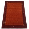 Czerwony z obramowaniem ekskluzywny dywan Gabbeh Loribaft Indie 170x235cm 100% wełniany