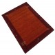 Czerwony z obramowaniem ekskluzywny dywan Gabbeh Loribaft Indie 170x235cm 100% wełniany