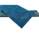 Niebieski ekskluzywny dywan Gabbeh Loribaft Indie 90x160cm 100% wełniany