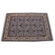 Wełniany ręcznie tkany dywan Herati z Indii 120X180cm orientalny niebieski