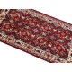 Wełniany ręcznie tkany dywan Herati z Indii 70x140cm orientalny czerwony