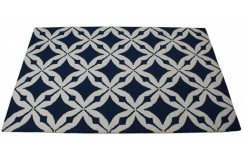 100% wełna gruby dywan z Indii 150x240cm design do salonu kolorowy