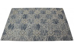 100% wełna gruby dywan z Indii 150x240cm design do salonu kolorowy