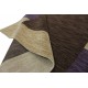 Bązowy delikatnie zdobiony dywan gabbeh 200x250cm wełna owcza piękny wzór