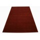 Gładki 100% wełniany dywan Gabbeh Handloom czerwony 200x290cm bez wzorów
