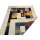 Ekskluzywny dywan Gabbeh Loribaft Patchowrk Indie 170x250cm 100% wełniany beżowy, kolorowy