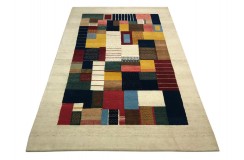 100% wełna dywan loribaft gabbeh z indii luksusowy 170x250cm