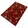 100% wełna gruby dywan z Indii 200x300cm design do salonu czerwony