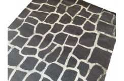 100% wełna gruby dywan z Indii vintage 160x230cm design beż