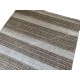 100% wełniany pięknie płasko tkany szaro brązowy dywan 150x240cm dwukolorowy z Indii
