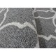 Marokańska koniczyna szary dywan RUG COLLECTION do salonu 100% wełniany 150x240cm Indie