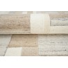 100% wełniany dywan beżowy nowoczesny tuftowany 170x240cm 