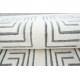 Geometryczny dywan do salonu 100% wełniany Nepal tafting 170x240cm beż