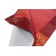 Klasyczny dywan z obżeżem do salonu 100% wełniany Nepal tafting 170x240cm czerwony