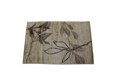 Jedwabny dywna z Nepalu 115x180cm w stylu vintage