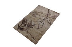 Jedwabny dywna z Nepalu 115x180cm w stylu vintage