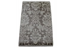 Unikatowy dywan jedwabny z Indii deseń vintage 120x180cm luksus