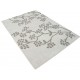 Kwiatowy nowoczesny dywan do salonu 100% wełniany Nepal tafting 160x230cm beż