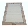 Z delikatnym obrzeżem dywan do salonu 100% wełniany Nepal tafting 160x230cm beż