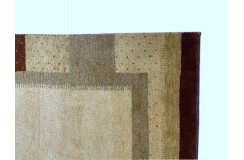 100% wełna gruby dywan Gabbeh Indie Luksusowy 170x240cm żółty