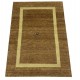 Brązowy gruby dywan gabbeh 170x240cm wełna argentyńska piękny wzór